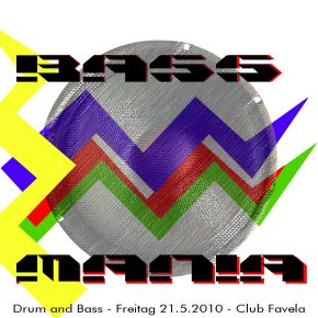 bassmania fr. 21.5.2010, Flyer by Yochee