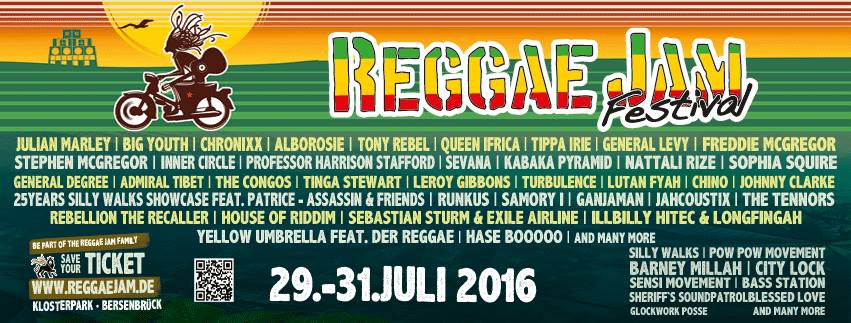 29.-31.7.2016 Reggae Jam Dub Camp